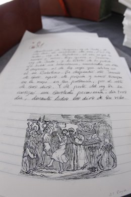 Biblia manuscrita en varios idiomas