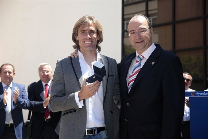 Recepción de los jugadores