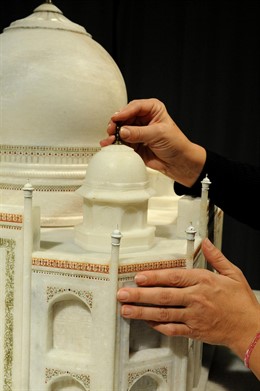 Maqueta de la exposición de ONCE.