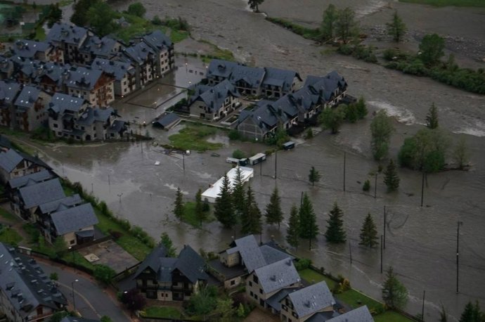 Inundaciones en Benasque