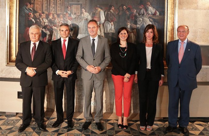 Fabra recibe en audiencia a los nuevos presidentes de los consejos sociales