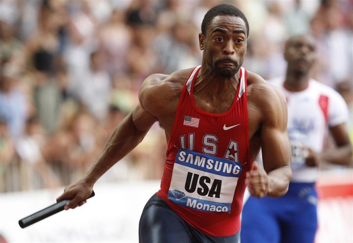 El velocista estadounidense Tyson Gay