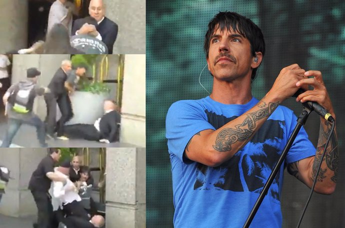 Anthony Kiedis de los Red Hot Chili Peppers