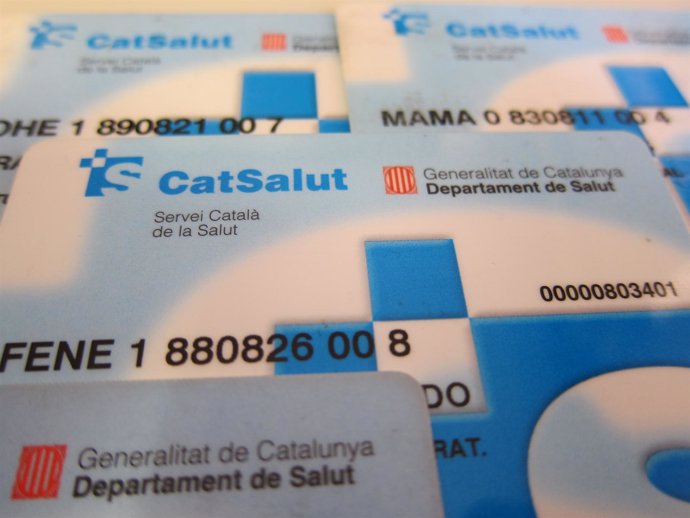Tarjeta sanitaria. Tarjetas sanitarias Cataluña. CatSalut.