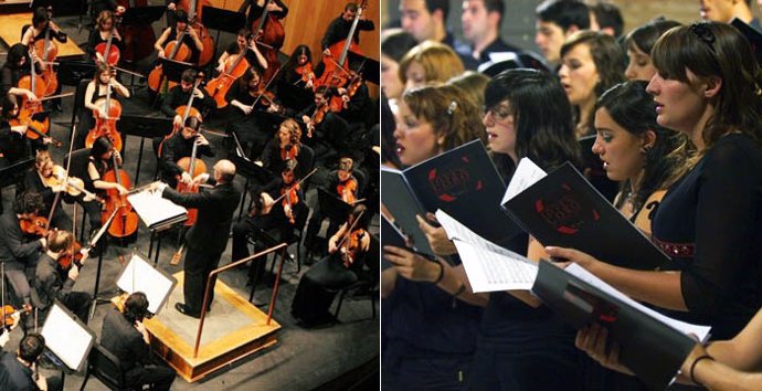 La Orquesta Joven y el Joven Coro de Andalucía