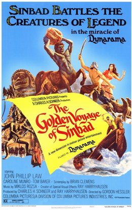 Cartel de 'El viaje fantástico de Simbad'