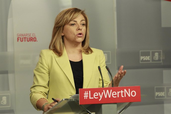 Elena Valenciano (PSOE) en Ferraz