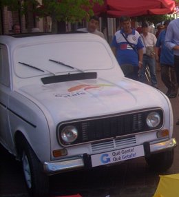 Coche macetero