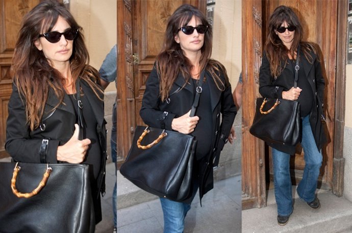 Penélope Cruz en la recta final de su embarazo