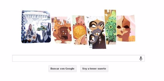 Doodle homenaje a Antoni Gaudí