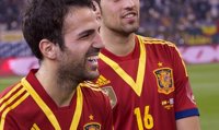 Cesc y Soldado, ausentes del entrenamiento de cara al partido con Italia