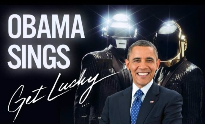Barack Obama canta el éxito de Daft Punk Get Lucky