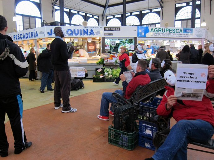 Actividad reivindicativa de Cáritas Salamanca 
