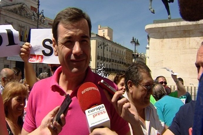  El Secretario General Del PSM, Tomás Gómez,