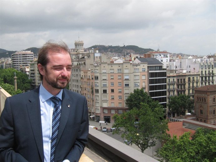 Gerard Ardanuy en el Eixample de Barcelona