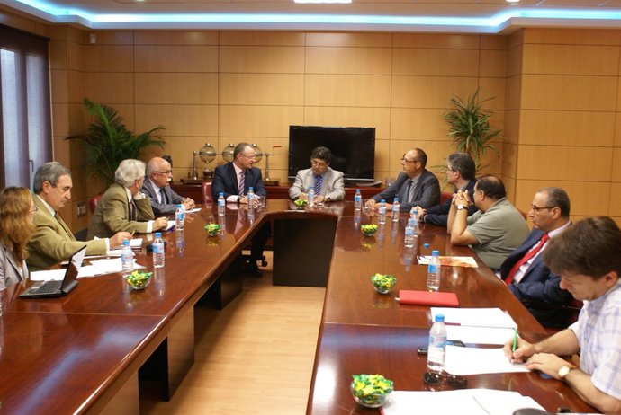 El vicepresidente Diego Valderas con la Mesa del Tercer Sector         