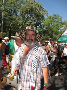 Sánchez Gordillo En La Marcha Obrera Por Las Provincias Andaluzas