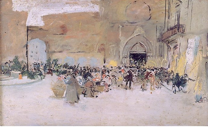 La obra 'Domingo de Ramos' de Pinazo