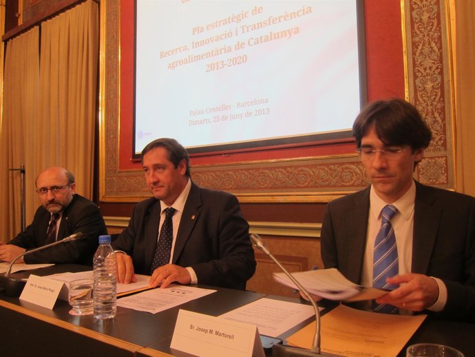 El conseller de Agricultura, Josep Maria Pelegrí