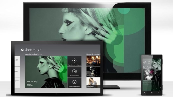 Xbox Music, similar a Spotify