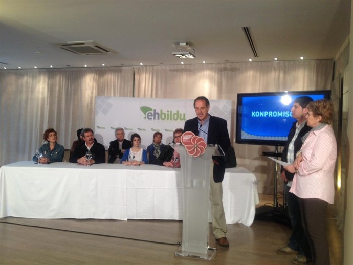 Rueda de prensa de EH Bildu.