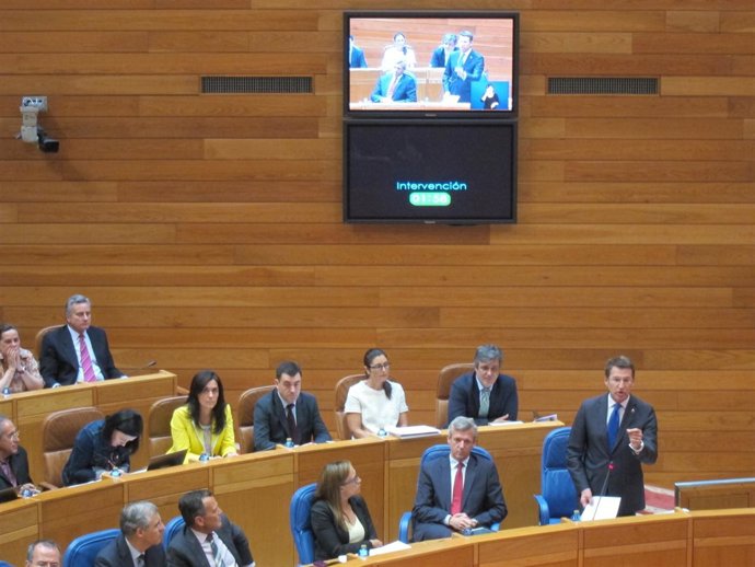 Feijóo en la sesión de control del 26 de junio de 2013