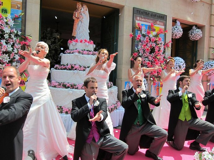 Presentación de la obra 'Campanadas de boda'.