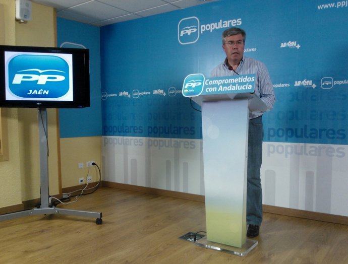 El alcalde de Jaén y presidente provincial del PP,José Enrique Fernández de Moya