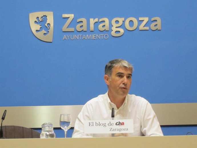 El portavoz de CHA, Juan Martín