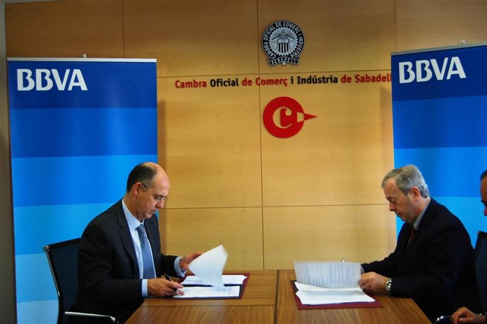 Convenio entre BBVA y la Cámara de Sabadell