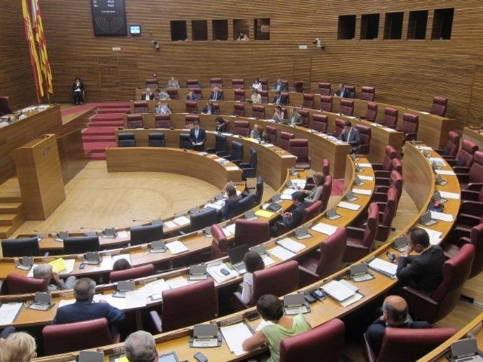 Imagen del hemiciclo en la sesión vespertina