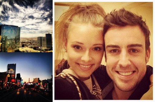 DASHA KAPUSTINA Y FERNANDO ALONSO