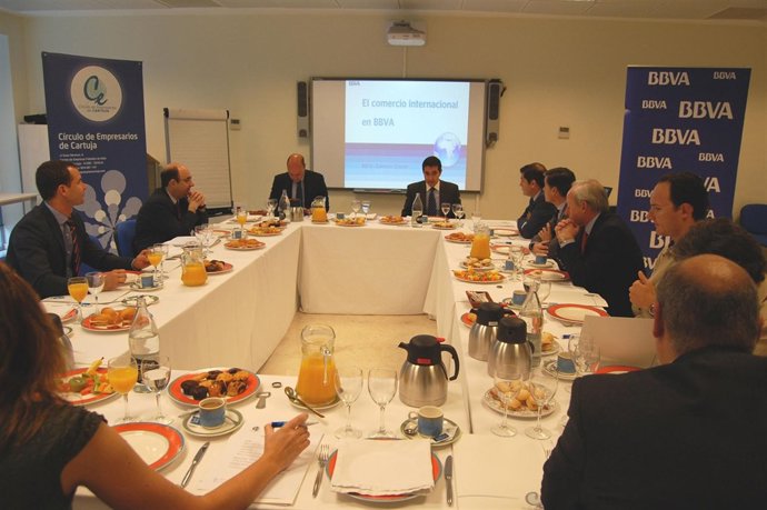 Desayuno del Círculo de Empresarios de Cartuja y BBVA en Sevilla