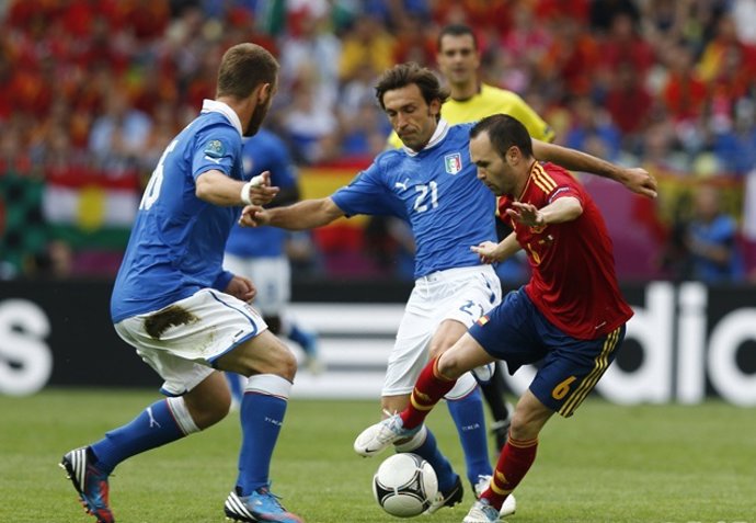 Andres Iniesta España Italia