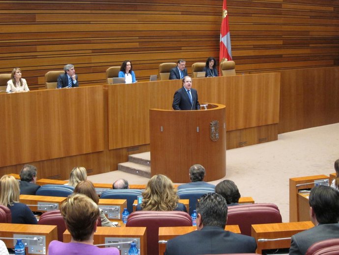 Juan Vicente Herrera, durante el Debate de Política General