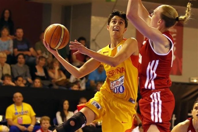 Alba Torrens con la selección española
