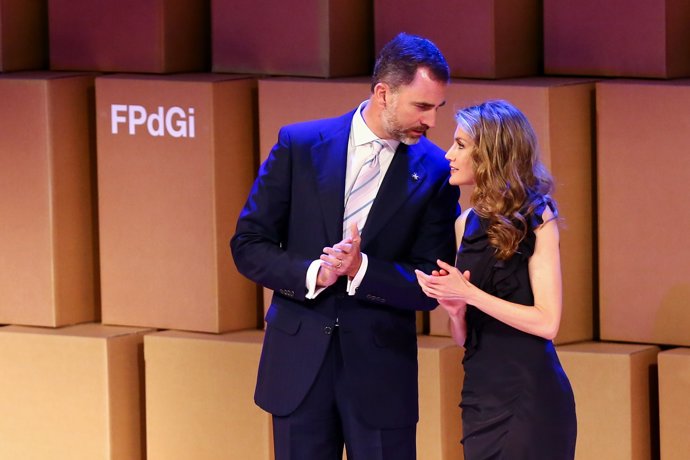 El Príncipe Felipe y Doña Letizia