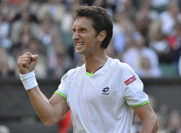 Sergiy Stakhovsky tras derrotar a Federer