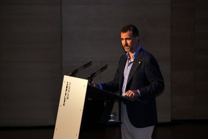 El Príncipe Felipe, en el Foro Impulsa de Girona