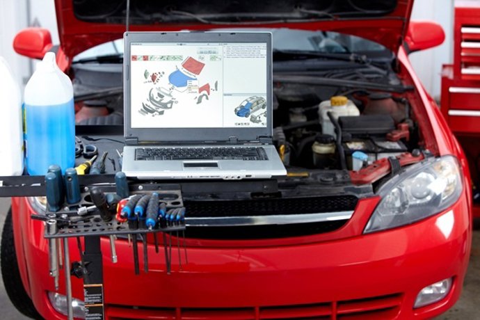 Reparación de un vehículo