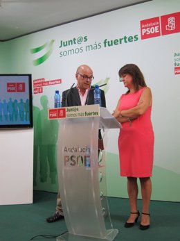 Shaw junto a Fernández Palomino hoy