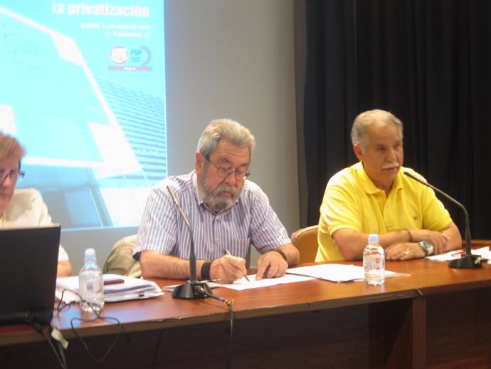 Cándido Méndez en la clausura de una jornada sobre sanidad