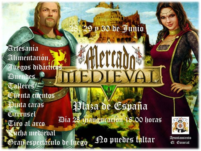 Mercado medieval en El Escorial