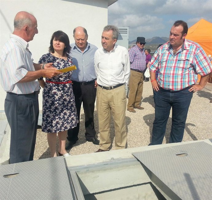 Inauguración del colector de Lébor