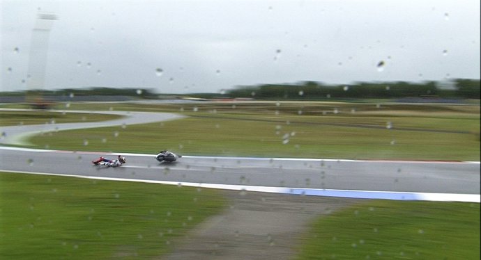 Jorge Lorenzo, caída en Assen