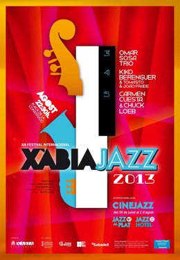 Cartel del Festival Internacional de Jazz de Jávea de 2013
