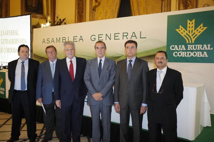 Directivos de la Caja Rural de Córdoba