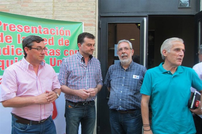 Antonio Maíllo, hoy junto a José Luis Centella