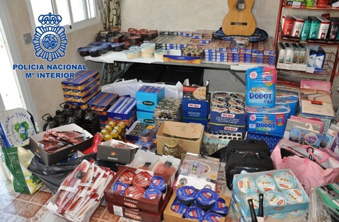 Supermercado ilegal desmantelado en Torrente