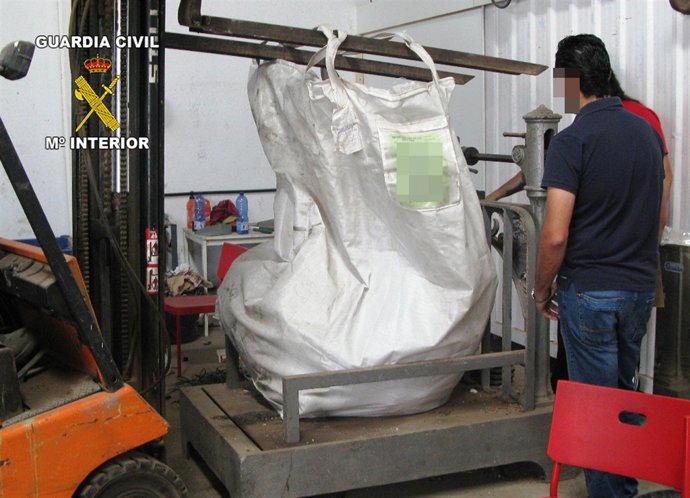 Guardia Civil detiene a siete individuos por robar casi 700 kilos de cobre 